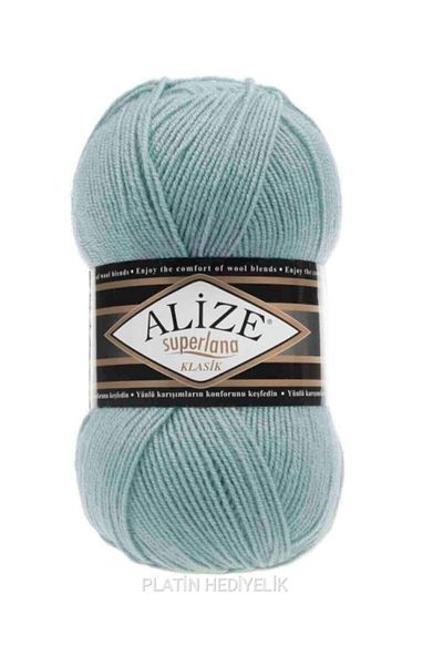 Alize (5 τεμάχια) Superlana Classic 463 Mint Πλεκτά Κλωστές Γιλέκο Ζακέτα Κλωστή Πουλόβερ