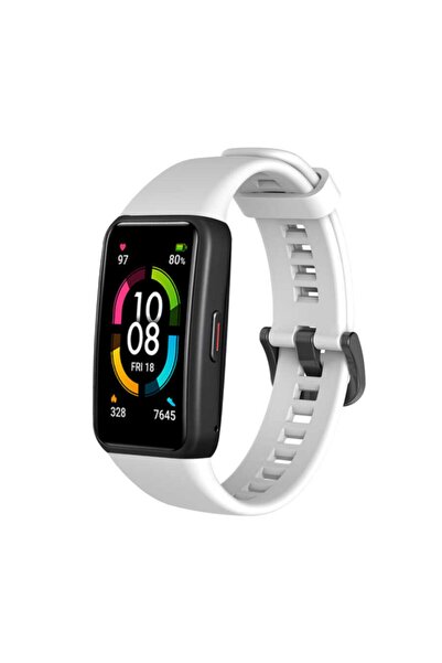 Nezih Case Huawei Honor Band 6 Uyumlu (SOFT DESİGN) Jel Silikon Kordon