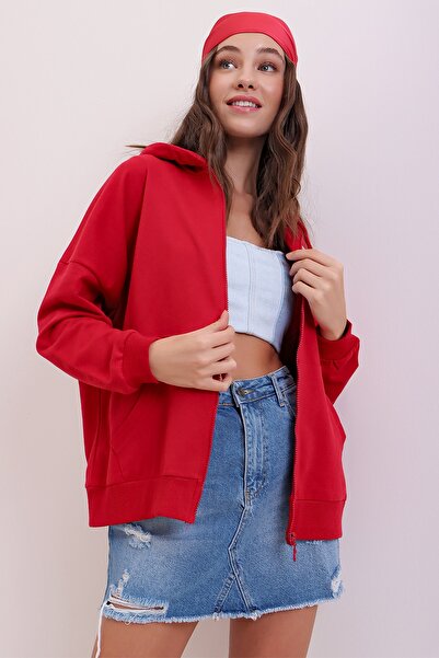 Trend Alaçatı Stili Jacket - Red - Regular fit