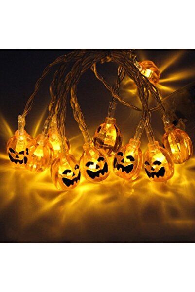 epazzar Halloween Cadılar Bayramı Bal Kabağı Şeklinde Damla Süs Lambası