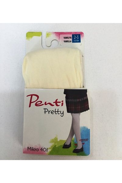 Penti Комплект от 2 тесни чорапи Micro 40 за момичета в екрю South