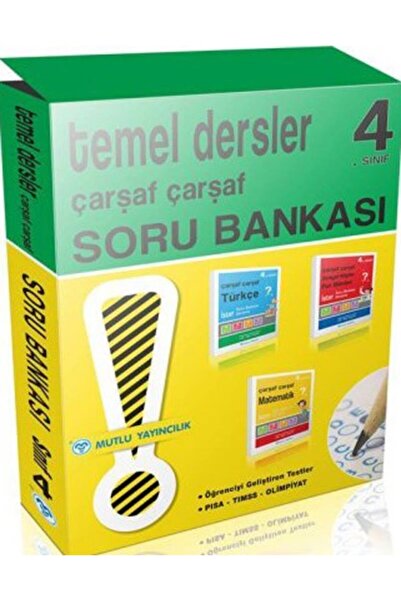 Mutlu Yayıncılık 4. Sınıf Temel Dersler Çarşaf Çarşaf Soru Bankası / Kolektif...
