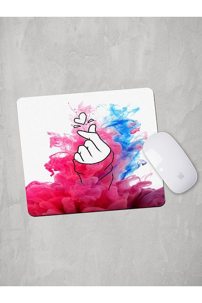 Panorama Ajans Graffiti Hollow Heart Mouse Pad