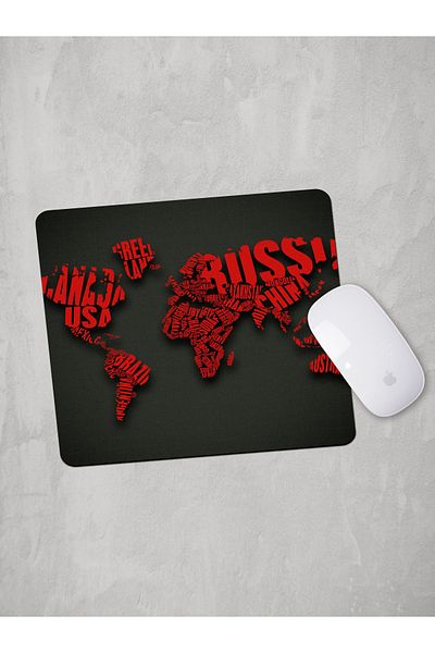 Panorama Ajans Παγκόσμια χάρτη Σχεδιασμός Mouse Pad