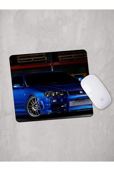 Panorama Ajans Синя подложка за мишка Gtr R34 - Trendbazaar 1057563