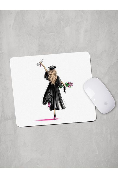 Panorama Ajans Αποφοίτηση Κορίτσι 2 Mouse Pad