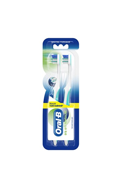 Oral-B Oral B Diş Fırçası Diş Eti Temizliği 1+1 Ekstra Yumuşak Soft