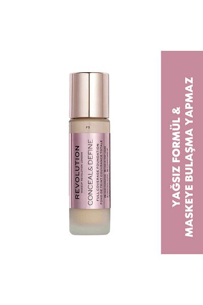 Revolution Conceal & Define Foundation F5