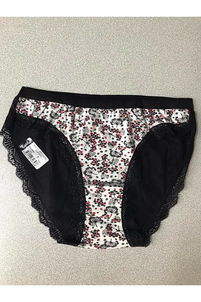 Tutku Pack of 12 Women's Patterned Lace Bikini Panties Assortment Kilot