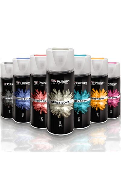 Polisan Akrilik Sprey Boya - Ral 1018 / Çinko Sarı