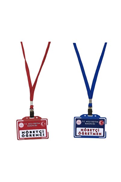 abcofis Nöbetçi Öğretmen Ve Öğrenci Kartı Seti 20 Adet