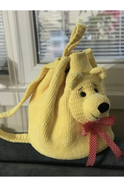 Ariestasarım Sarı Winnie Pooh Çocuk Sırt Çantası
