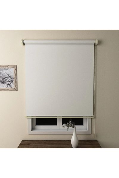 Babacan Home Design White Roller Blinds - 60X260
