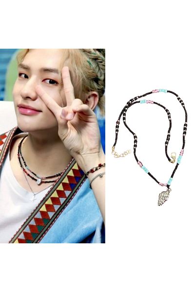 Kpop Dünyasi Stray Kids'' Hyunjin'' Necklace 4