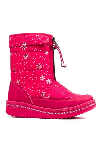 AlbiShoes Cizme de zăpadă rezistente la apă pentru fete cu blană în interior
