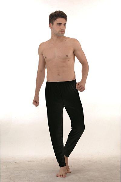 NEHİRİN Men's Ecru Wool Winter Long Tights
