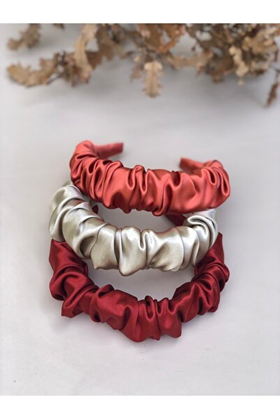 KİKİYS تاج نسائي من الساتان مكون من 3 قطع