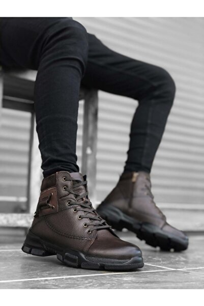 depderi Αδιάβροχες μπότες από γνήσιο δέρμα με επένδυση από γούνα και φερμουάρ που είναι πολύ άνετες