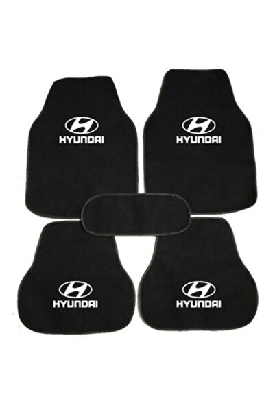 Universal Hyundai Accent Uyumlu Blue Halı Paspas Siyah Renk