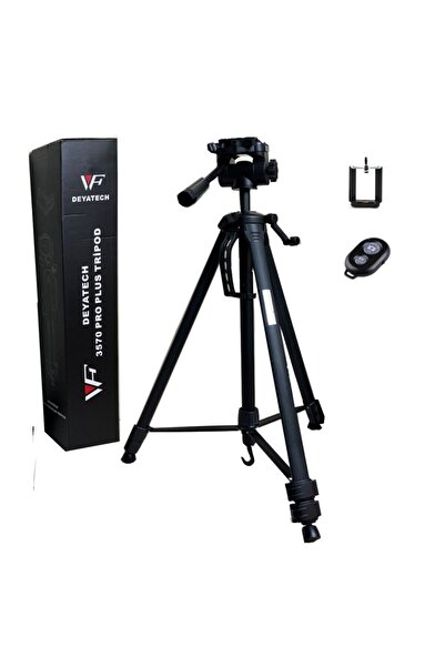 Deyatech 170cm 3570 Tripod Çep Telefonu Ve Kamera Tripodu Bluetoothlu