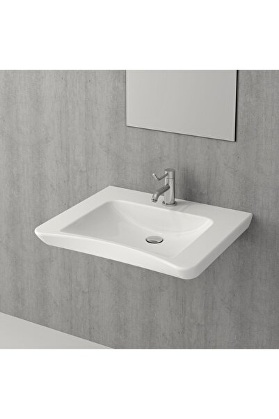 Bocchi Bedensel Engelli Lavabo 65 Cm - Parlak Beyaz