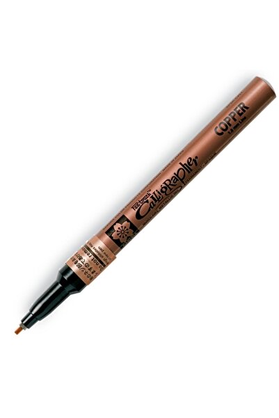 Sakura قلم الخط ذو اللمس النحاسي الفاخر 1.8 ملم