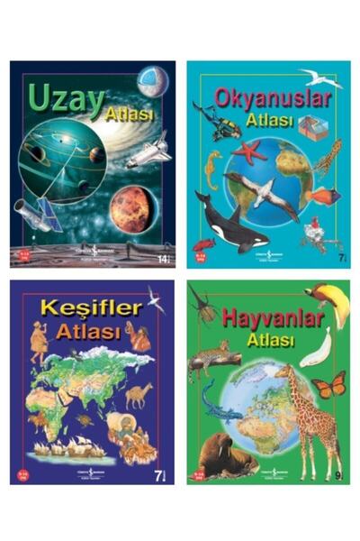 TÜRKİYE İŞ BANKASI KÜLTÜR YAYINLARI Hayvanlar Atlası  Keşifler Atlası Okyanus...