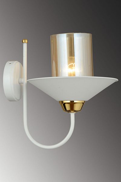 SONSUZ AYDINLATMA&AVİZE White Maya Up-Facing Modern Sconce