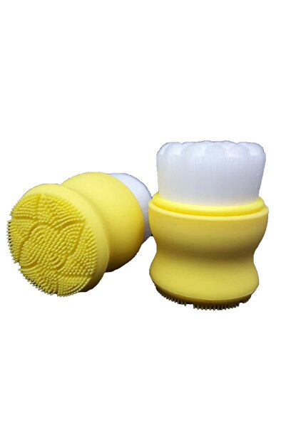 Rose Çift Taraflı Sapsız Yüz Ve Cilt Temizleme Fırçası