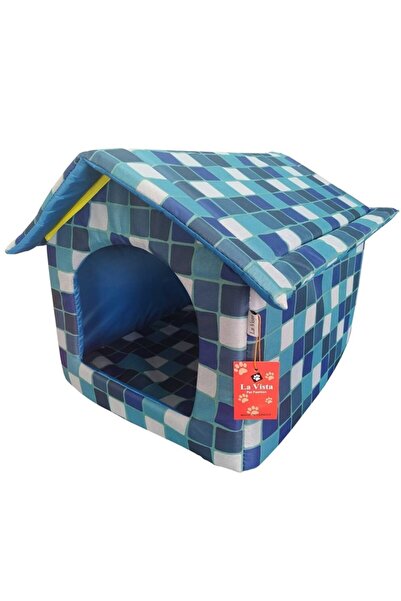 LAVİSTA Kedi Evi Çatılı Su Geçirmez