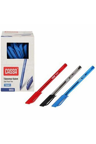 Cassa Red Tripen Ballpoint Pen - 1.0 mm 9855