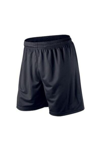 Imalat Erkek Siyah Futbol Şort Astarlı Cepsiz Antreman Şort