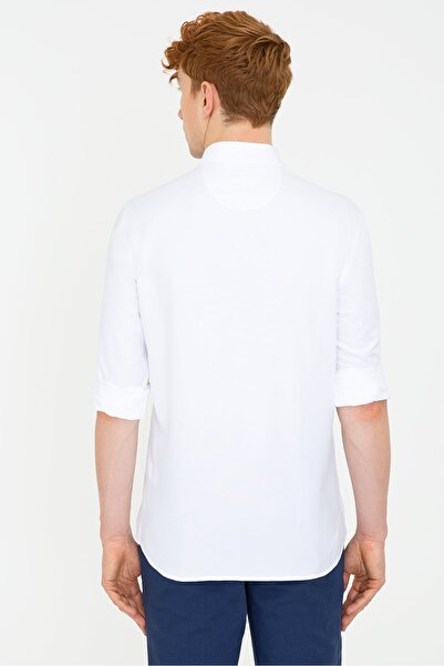 U.S. Polo Assn. Beyaz Erkek Gömlek