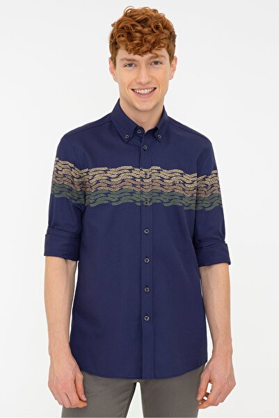 U.S. Polo Assn. Men's Shirt - Navy Blue