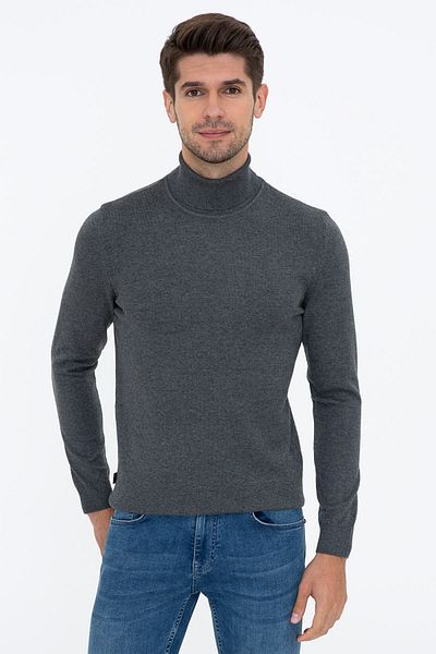 Pierre Cardin Gray Melange Men's Sweater G021SZ0TK.000.1256258