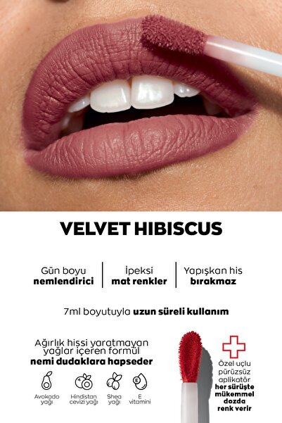 AVON Ultra Likit Mat Ruj Velvet Hibiscus