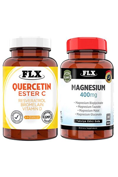 FLX Kuersetin Ester C 60 Tablet & Magnezyum Glukonat Malat 60 Tablet