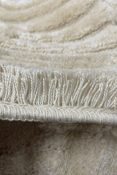 Chilai Home Wave Acrylic Μοκέτα Μπάνιου - Πέτρινο Σετ των δύο