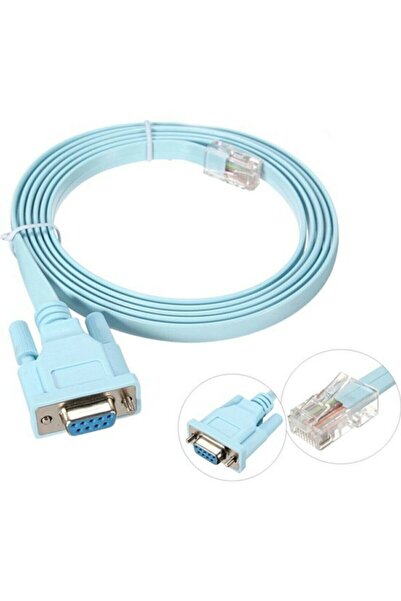 Genel Markalar Rs232 To Rj 45 Cisco Konsol Kablosu 9pin To Ethernet Rs232