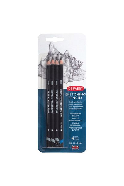 Derwent Sketching Sketching Pencil Soft Set of 4 39003