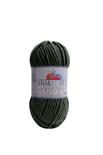 Himalaya Snow Knit Yarn Cloud Daisy Cardigan Khaki 75535