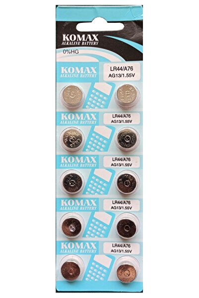 DDTREND 10 Adet Ag13 1,55 V Düğme Pil, Tansiyon Aleti, Dijital Ateş Ölçüm Cih...