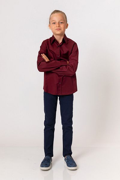 incity Boy's Claret Red Shirt