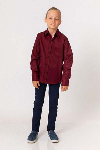 incity Boy's Claret Red Shirt