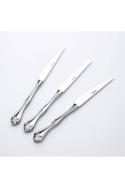 Nehir Lalezar Plain 12-Piece Sweet Knife Set