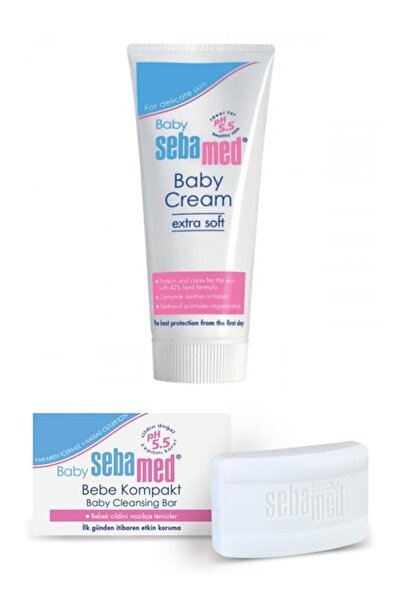 Sebamed Baby Compact Soap and Baby Cream Set of Two