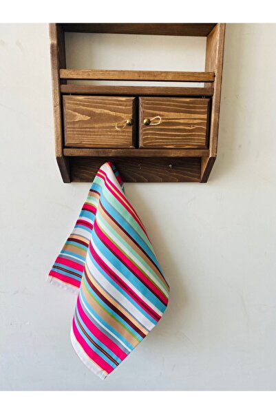 meditroia Кухонний рушник одинарний 40x70 см з лінійним візерунком