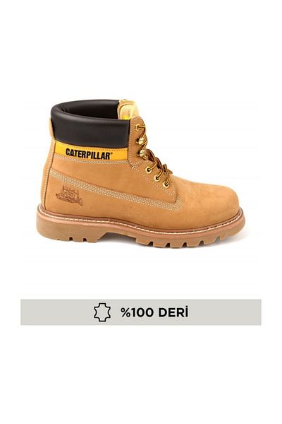 Caterpillar Colorado Ανδρικές μπότες μελί κίτρινες Nubuck
