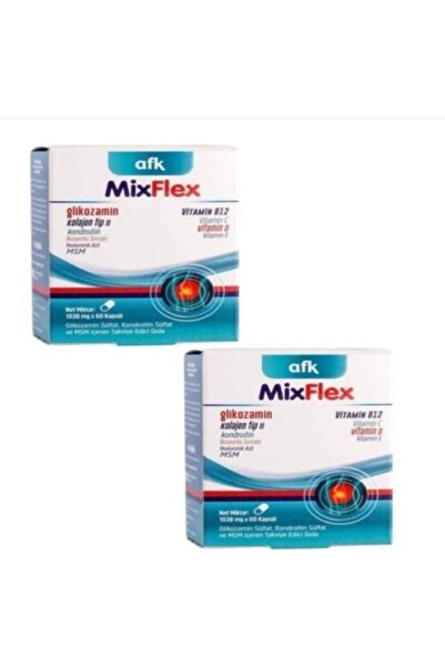 AFK Mix-flex Multiflex Plus Glukozamin 60 Kapsül 2'li Paket