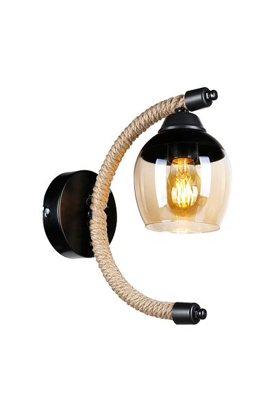 Gloria Lal Single Sconce Black